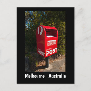Australien Post Box Postcard Melbourne Postkarte