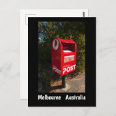 Australien Post Box Postcard Melbourne Postkarte (Vorne/Hinten)