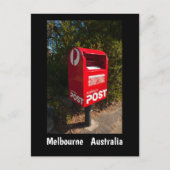 Australien Post Box Postcard Melbourne Postkarte (Vorderseite)