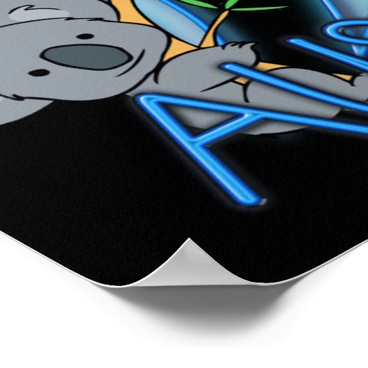 Australien Poster (Ecke)