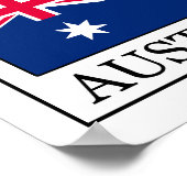 Australien Poster (Ecke)