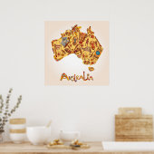 Australien Poster (Küche)