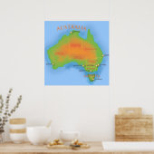 Australien Poster (Küche)