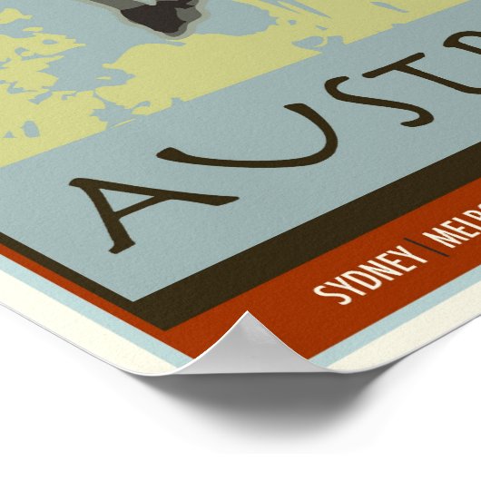 Australien Poster (Ecke)