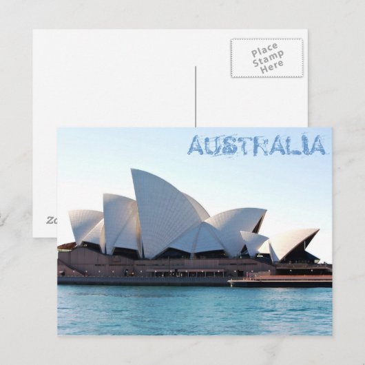 Australien Postkarte (Vorne/Hinten)