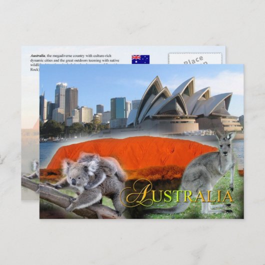 Australien Postkarte (Vorne/Hinten)