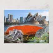 Australien Postkarte (Vorderseite)
