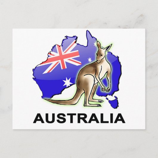 Australien Postkarte (Vorderseite)