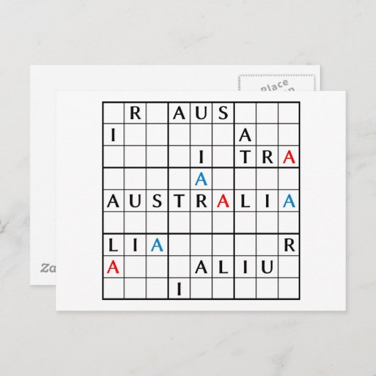 AUSTRALIEN POSTKARTE (Vorne/Hinten)