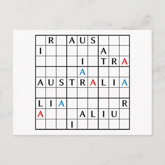 AUSTRALIEN POSTKARTE (Vorderseite)