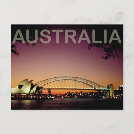 Australien Postkarte (Vorderseite)