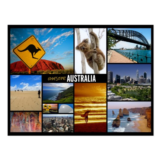 Australien Postkarte Zazzle De