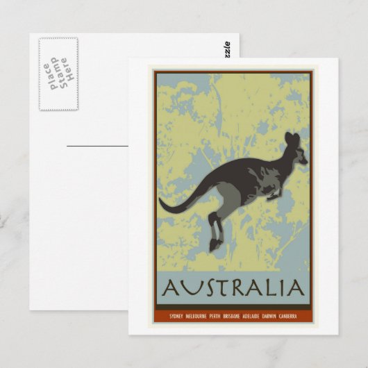 Australien Postkarte (Vorne/Hinten)