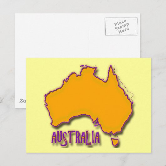 AUSTRALIEN POSTKARTE (Vorne/Hinten)