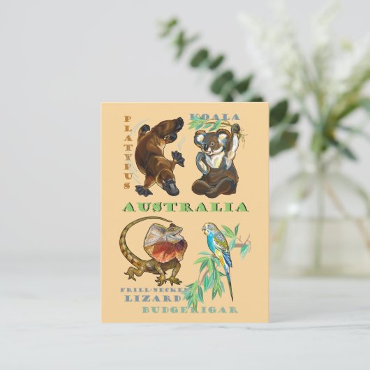 Australien Postkarte (Stehend Vorderseite)