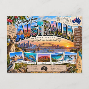 Australien Postkarte