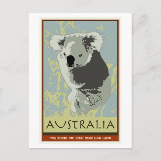 Australien Postkarte (Vorderseite)