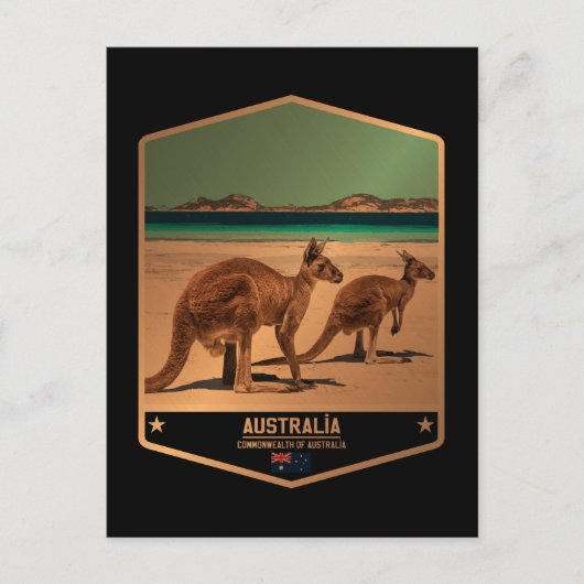 Australien Postkarte (Vorderseite)