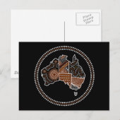 Australien Punktekarte Postkarte (Vorne/Hinten)