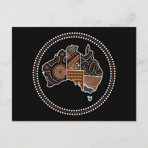 Australien Punktekarte Postkarte