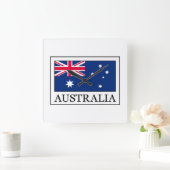 Australien Quadratische Wanduhr (Zuhause)