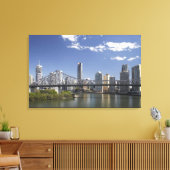 Australien, Queensland, Brisbane, Story Bridge, Leinwanddruck (Insitu (Wohnzimmer))