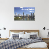 Australien, Queensland, Brisbane, Story Bridge, Leinwanddruck (Insitu (Schlafzimmer))