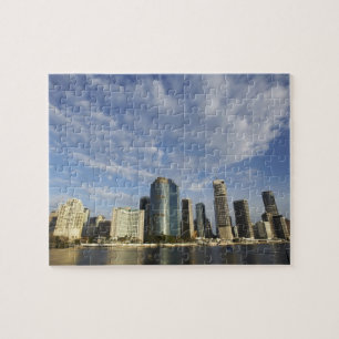 Australien, Queensland, Brisbane, Wolkenkratzer un Puzzle