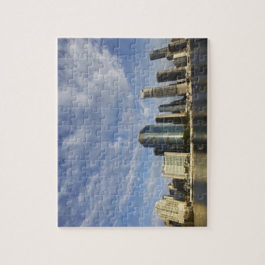 Australien, Queensland, Brisbane, Wolkenkratzer un Puzzle (Vertikal)