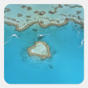 Australien, Queensland, Die Whitsunday-Inseln, Quadratischer Aufkleber