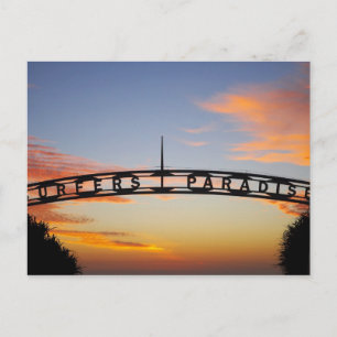 Australien, Queensland, Gold Coast, Sonnenaufgang, Postkarte