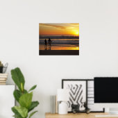 Australien, Queensland, Goldküste, Surfer bei Poster (Heimbüro)