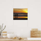 Australien, Queensland, Goldküste, Surfer bei Poster (Küche)