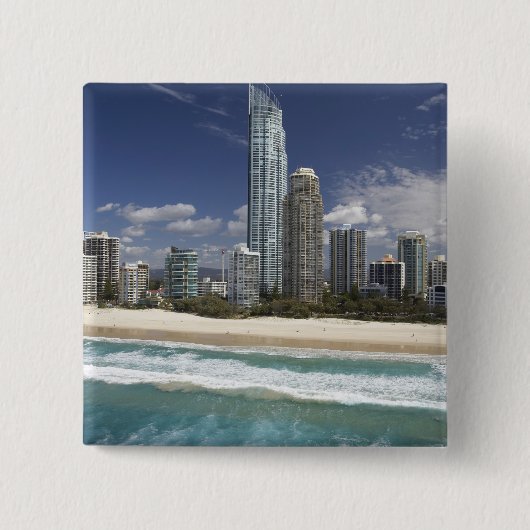Australien, Queensland, Goldküste, Surfer Button (Vorderseite)