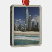 Australien, Queensland, Goldküste, Surfer Silbernes Ornament (Rechts)