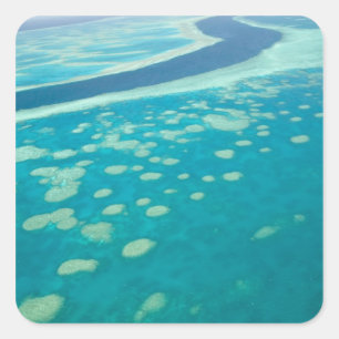 Australien, Queensland, Whitsunday-Küste, Groß 4 Quadratischer Aufkleber
