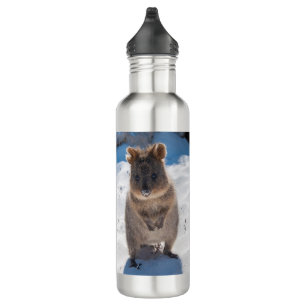 Australien Quokka auf dem Beach Süße Tier Custom Edelstahlflasche
