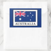 Australien Rechteckiger Aufkleber (Tasche)