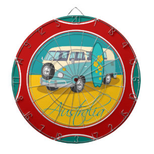 Australien:Reise-Dartboard Dartscheibe