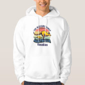 Australien Reise Kangaroo Sunset Custom Hoodie (Vorderseite)