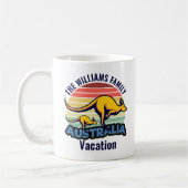 Australien Reise Kangaroo Sunset Custom Keepake Kaffeetasse (Links)