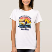 Australien Reise Kangaroo Sunset Custom Women's T-Shirt (Vorderseite)