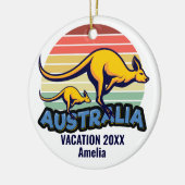 Australien Reise Kangaroo Sunset Souvenir Weihnach Keramik Ornament (Links)