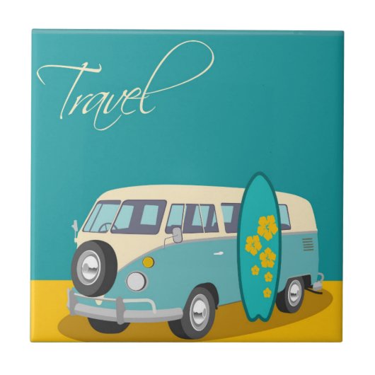 Australien: Reise-Keramik Fliese (Vorderseite)