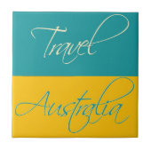 Australien:Reise Keramikfliese (Vorderseite)