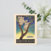 Australien Reise Postkarte (Stehend Vorderseite)