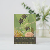 Australien Reise Postkarte (Stehend Vorderseite)