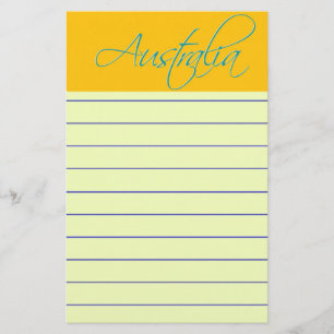 Australien: Reisebüro Briefpapier