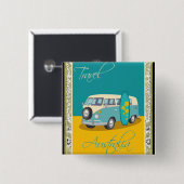 Australien: Reisen Button (Vorne & Hinten)