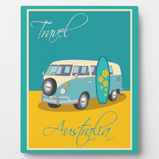 Australien: Reisen Fotoplatte (Vorderseite)